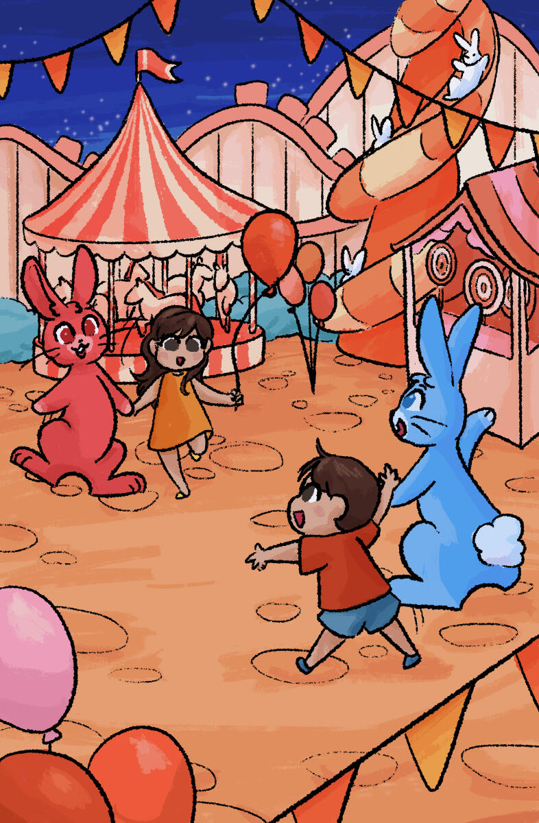 Illustrations for the book “Prem, Priya, e as Portas Mágicas,” by Alexandre Gomes and Paulo D'Aurel