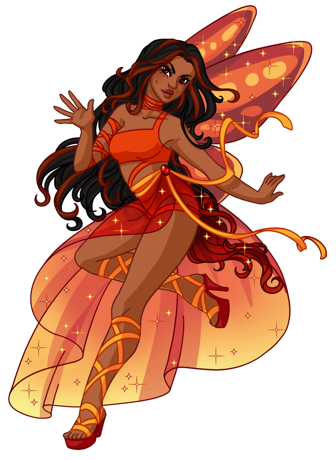 Conception de personnage pour une créatrice en ligne