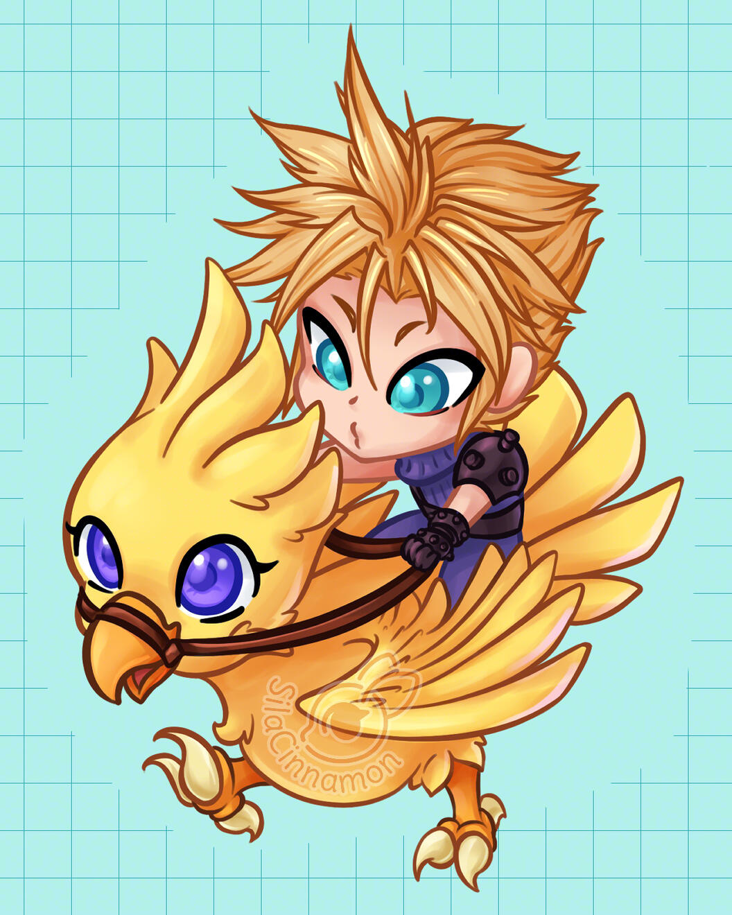 Fanart of Final Fantasy 7, by Square Enix