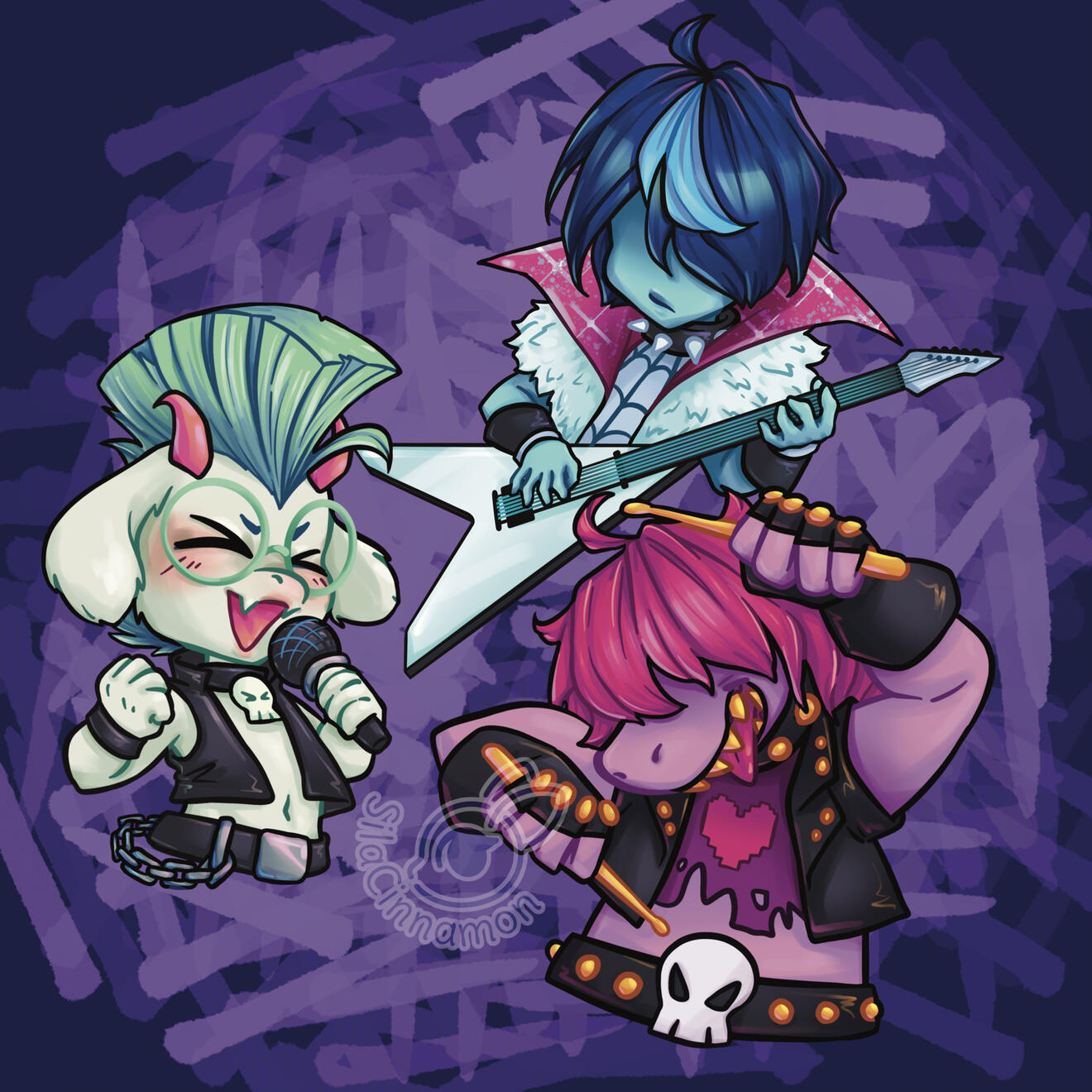Fanart of Deltarune, by Toby Fox
