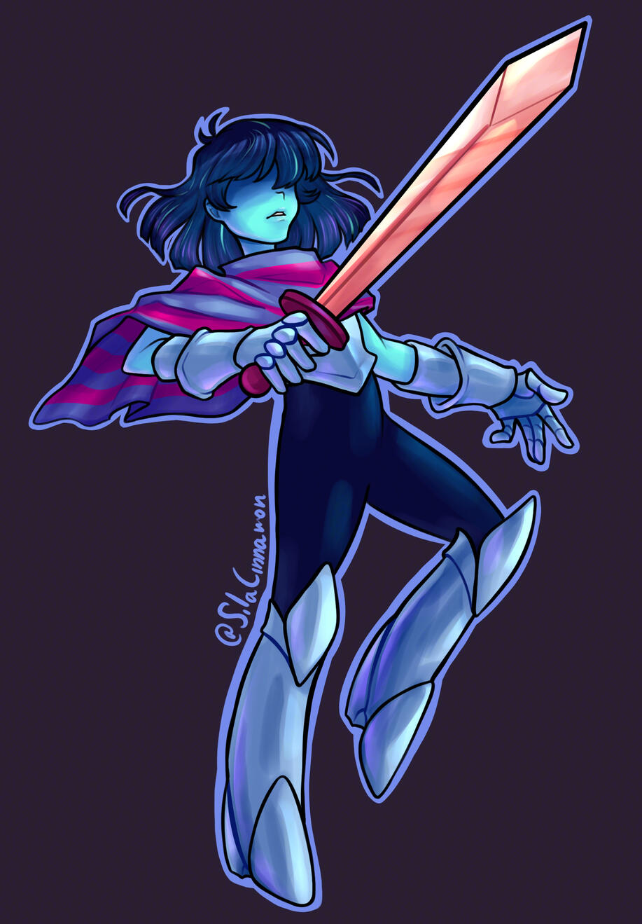 Fanart of Deltarune, by Toby Fox